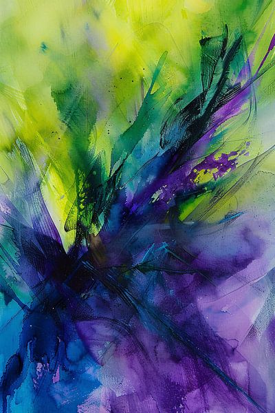 Abstract colourful watercolour art by Imperial Art House