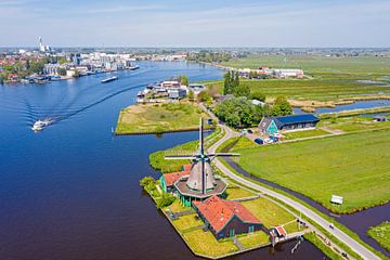 Luchtfoto van de Zaanse Schans bij Zaandam van Eye on You