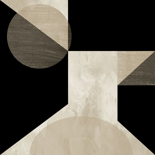 Moderne geometrische abstrakte Wandkunst