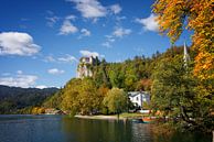 Bleder See und Burg von Bled im Herbst von iPics Photography Miniaturansicht