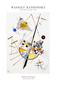 Wassily Kandinsky - Delicate Tension van Old Masters