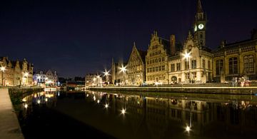 Bruges le soir sur Jacky van Schaijk