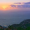 Madeira - Die Sonne versinkt vor Calheta im Meer von Gisela Scheffbuch