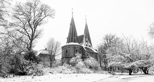 Poort in de sneeuw