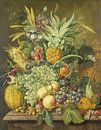 Jacobus Linthorst, Stilleven met vruchten, 1808 van Meesterlijcke Meesters thumbnail