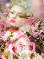 Romantique rose | Portrait romantique d'une femme