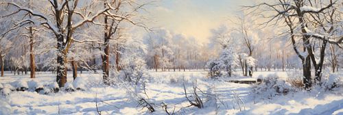 Landschaft Winter 95919 von Blickfänger Gemälde