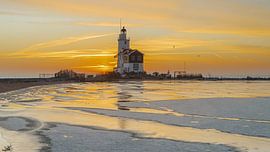 Horse of Marken in winter by Menno Schaefer