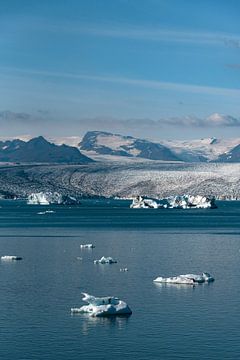 IJsland - Glacier Lagoon van Lena De Zweemer