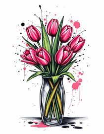 Dutch Tulips in the Vase 3