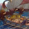 John William Waterhouse - Ulysses and the Sirens van 1000 Schilderijen