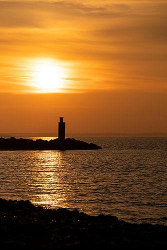 Coucher de soleil à Brouwersdam
