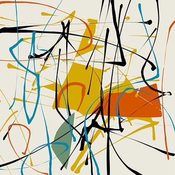 abstract, geometrisch, modern, eigentijds van Angel Estevez