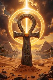 XERIONIS – L’ankh divin devant les pyramides d’Égypte