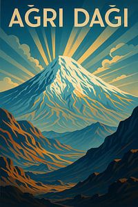Ağrı Dağı Majestic Peak Poster