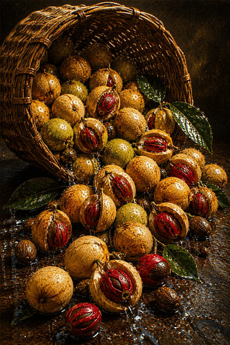 Banda Nutmeg Harvest - Indonesia