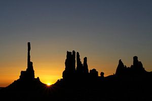 Sonnenaufgang im Monument Valley