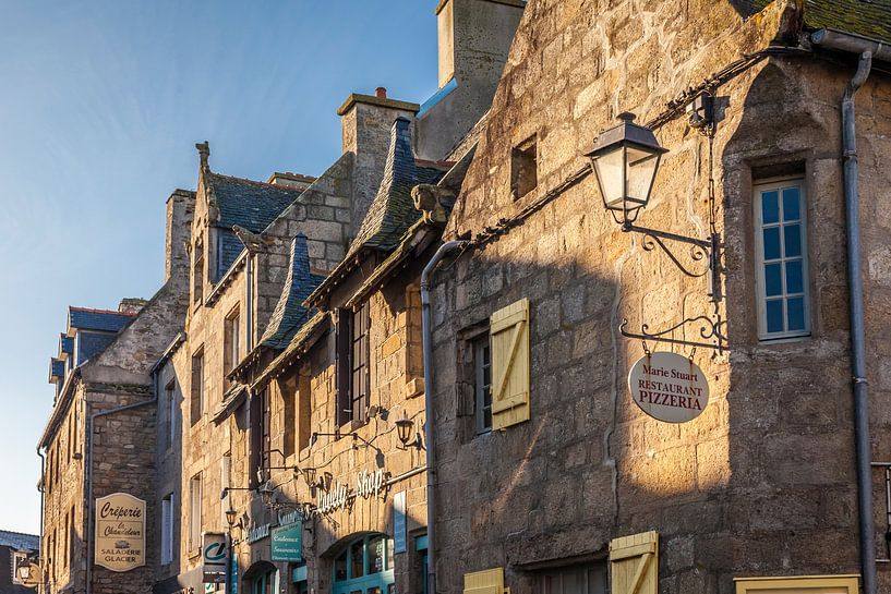 Altstadt von Roscoff im Morgenlicht, Bretagne von Christian Müringer