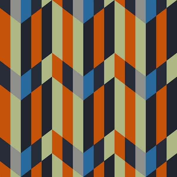 Abstracte samenstelling 711 van Angel Estevez