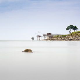 La pêcherie sur la côte Loire-Atlantique sur Claire van Dun