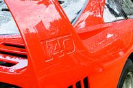 Ferrari F40 supercar of the 1980s rear spoiler by Sjoerd van der Wal Photography thumbnail