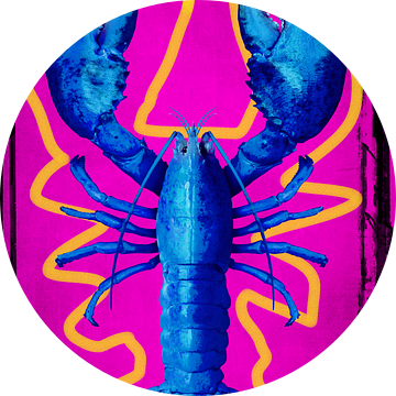 Blue Lobster van Jan Balthazar