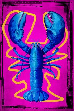 Blue Lobster van Jan Balthazar