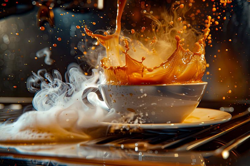art with coffee by Egon Zitter