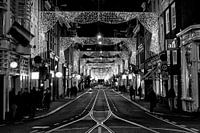 Vijzelstraat im Zentrum von Amsterdam