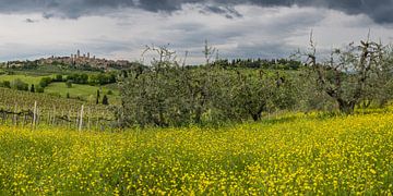 San Gimignano en Toscane sur Walter G. Allgöwer