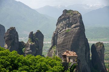 Rousanou monastery in meteora, Greece by Jan Fritz