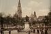 Het Verteplein en de kathedraal, Antwerpen, België (1890-1900) van Vintage Afbeeldingen