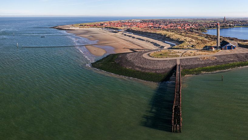 Westkapelle von Zuiderhoofd (Drohne) von Linda Raaphorst