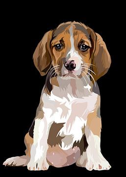 pet dog in vector by IHSANUDDIN .