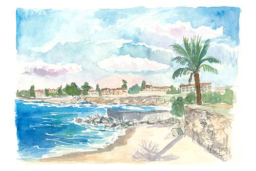 Scène côtière à Pacific Grove Californie