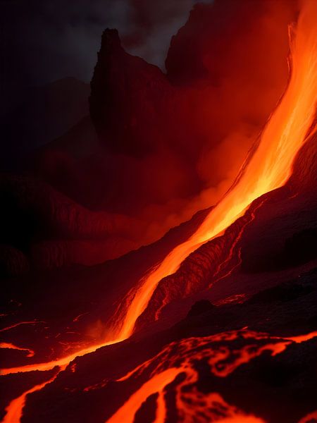Flowing Lava by Anton de Zeeuw
