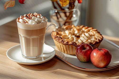 cup of coffee or cappuccino