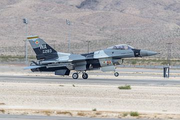 U.S. Air Force General Dynamics F-16C Fighting Falcon.