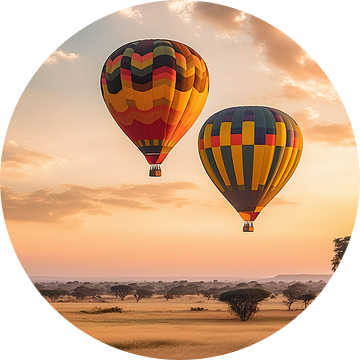 Luchtballonnen in Afrika V1 van drdigitaldesign