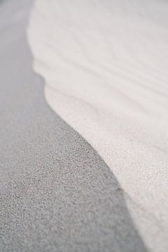 Abstract Zand Textuur Closeup van Zand Rimpels van NANI IS MOOI