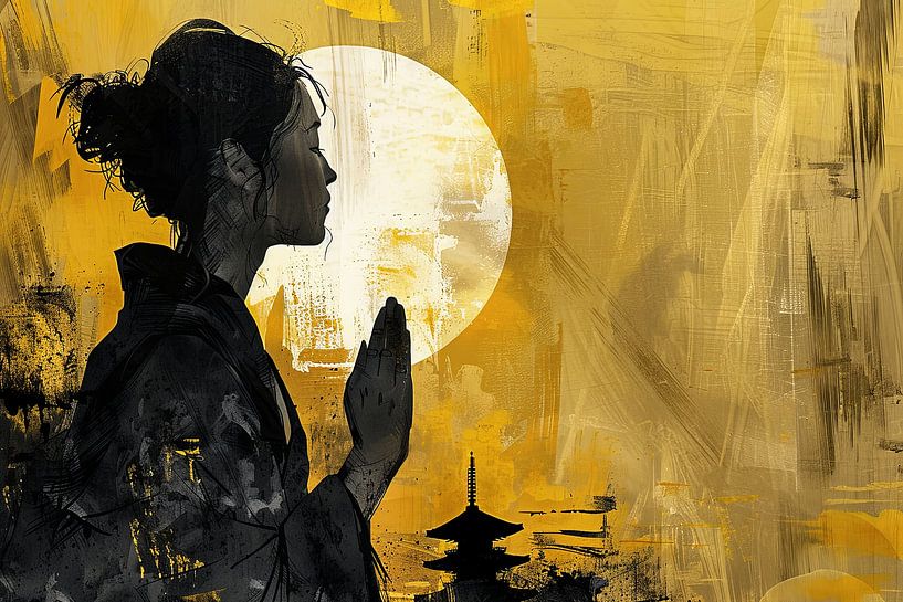 portrait spirituel japonais par Egon Zitter