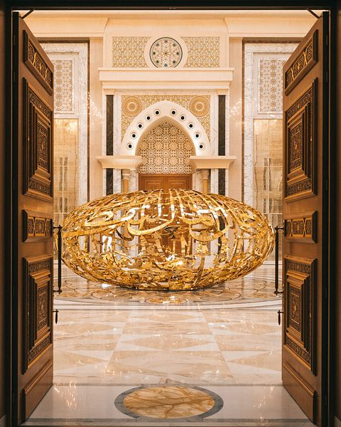 Qasr al Watan, le palais d'or du cheikh à Abu Dhabi. par Michiel Dros