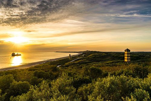 Dishoek Sunset van Thom Brouwer