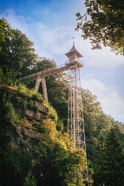 Wahrzeichen Sendigs. Personenaufzug Bad Schandau von Jakob Baranowski - Photography - Video - Photoshop