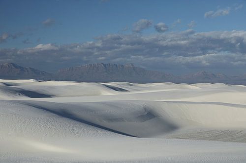White Sands Dunes National Monument in New Mexico USA