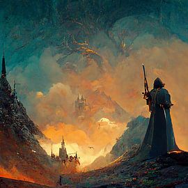 DIGITAL ART lord of ther ings by rinda ratuliu