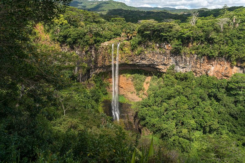 Wasserfall Mauritius von Peter Schickert