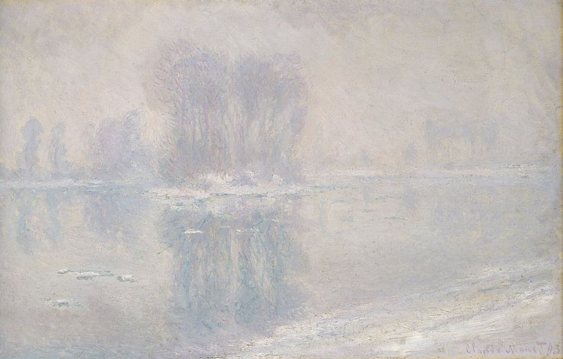 Eisschollen, Claude Monet von Meisterhafte Meister