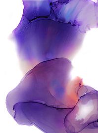 Purple Abstract by Stephanie Bos