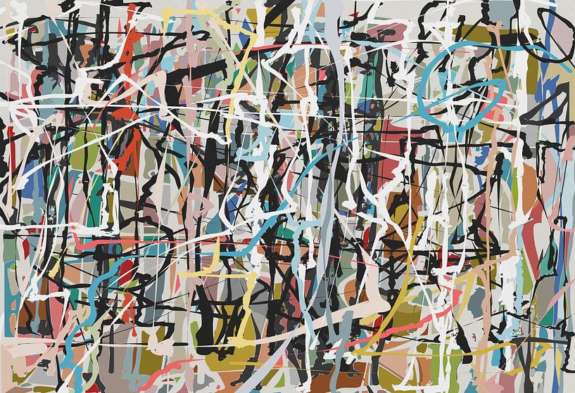 Pollock wink by Angel Estevez
